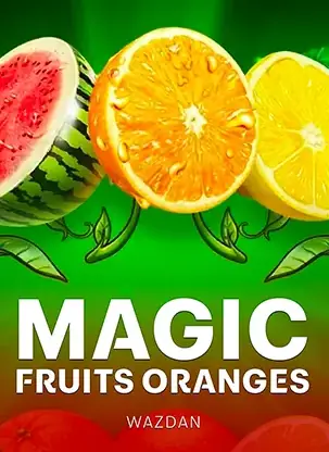 ปกเกมสล็อตผลไม้ส้ม Magic Fruits Oranges หน้าจอเกม