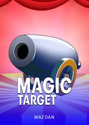ภาพหน้าปกเกมสล็อตเป้าหมาย Magic Target แสดงตัวอักษรเด่น
